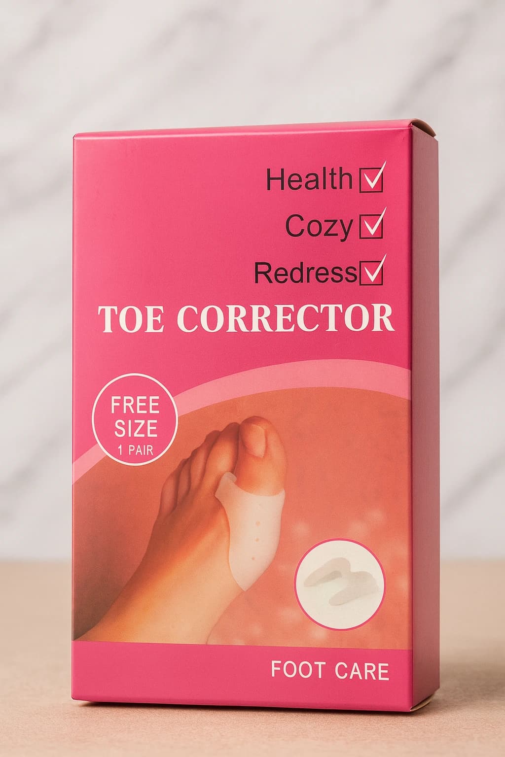 پد اصلاح انحراف انگشت شست پا مدل TOE CORRECTOR